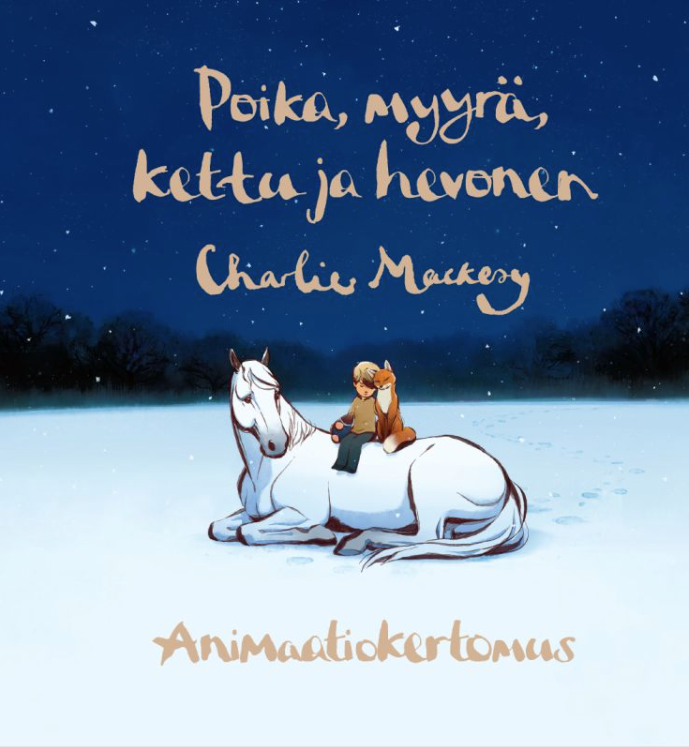 Poika, myyrä, kettu ja hevonen : animaatiokertomus Suomen vanhin kirjakauppa - Vuodesta 1899