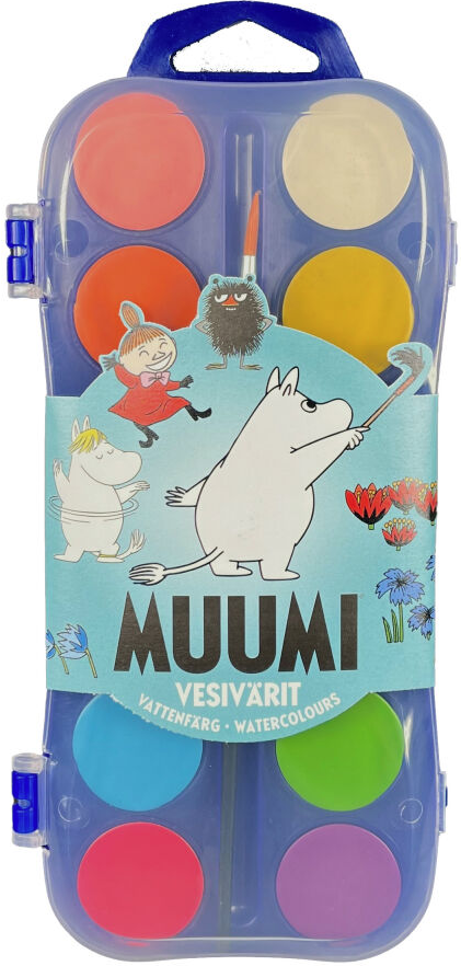 Muumi vesivärit 12 väriä Muumi vesivärit 12 väriä Suomen vanhin kirjakauppa - Vuodesta 1899