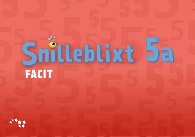 Snilleblixt 5a (LP16) facit