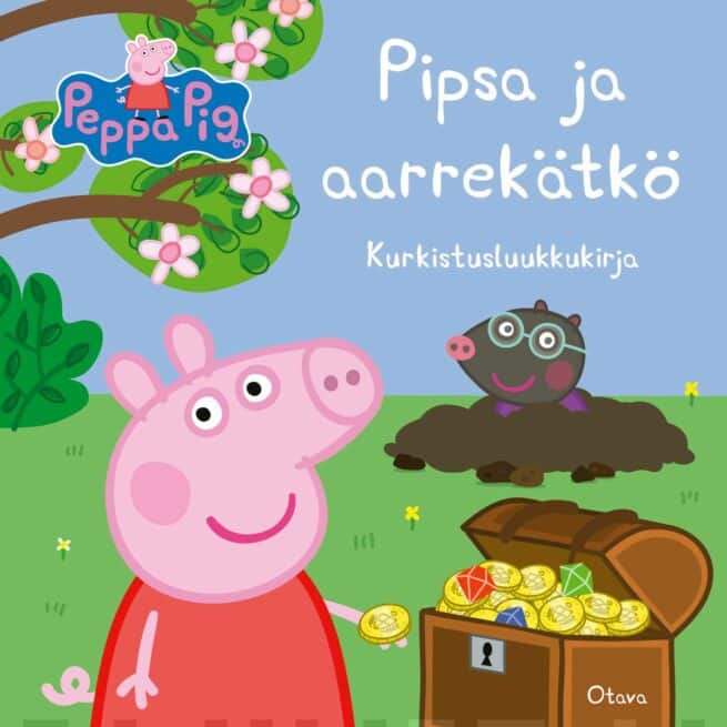 Pipsa ja aarrekätkö. Kurkistusluukkukirja