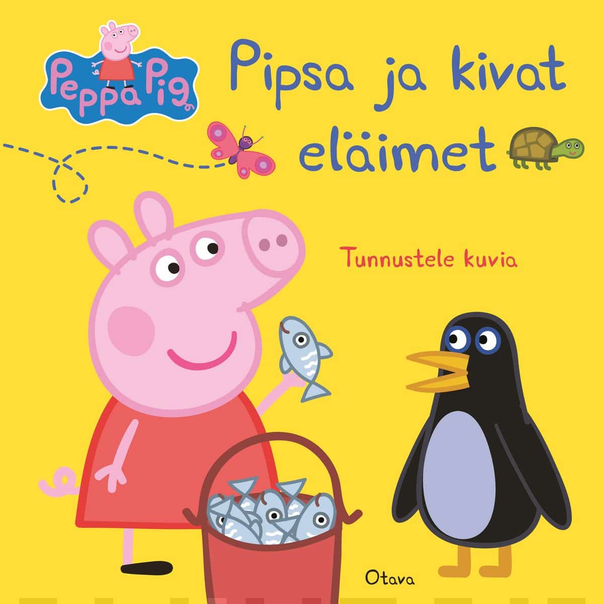 Pipsa ja kivat eläimet. Koskettelukirja