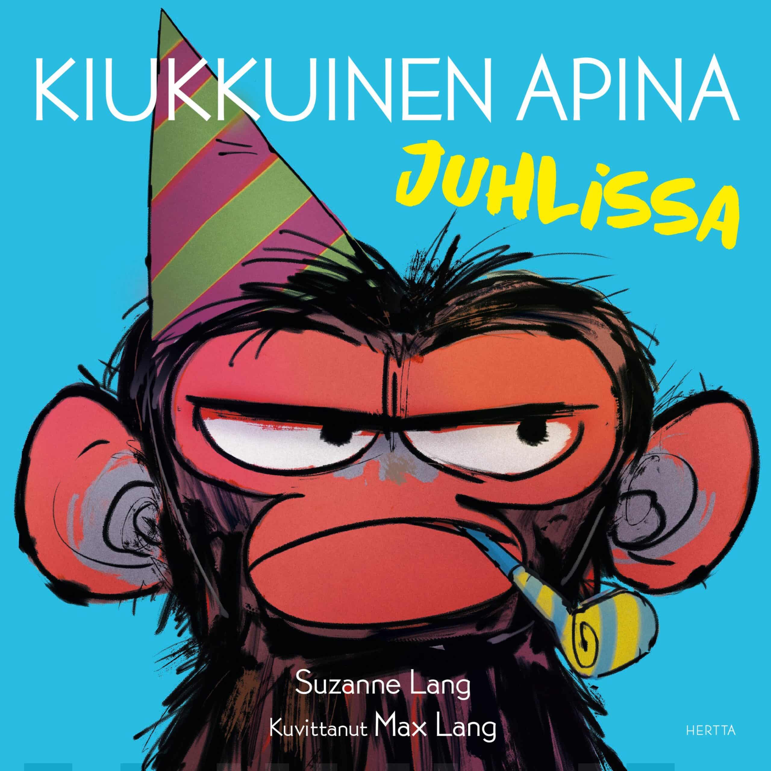 Kiukkuinen apina juhlissa