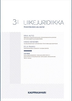 Liikejuridiikka 3/2023