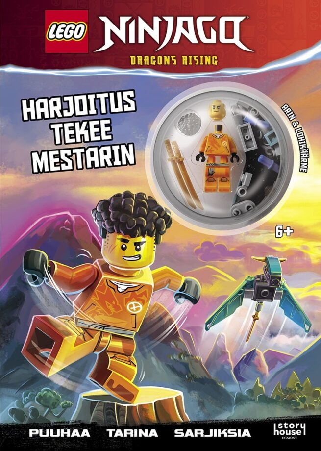 LEGO Ninjago puuhakirja lelulla