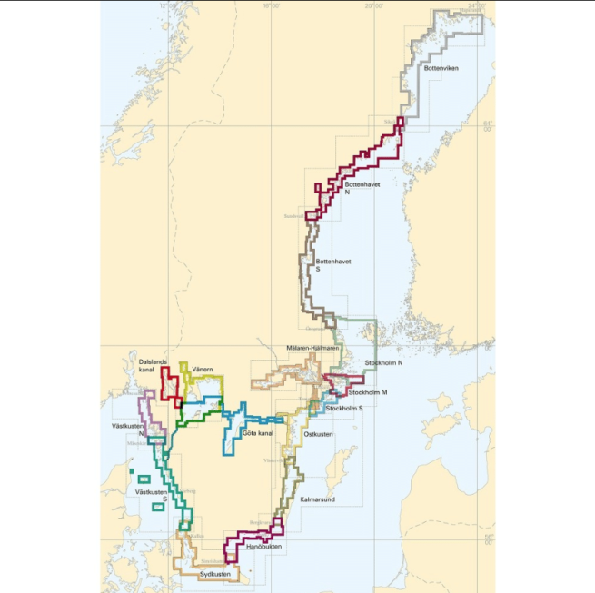 Båtsportkort Stockholm södra 2022, Dalarö – Trosa