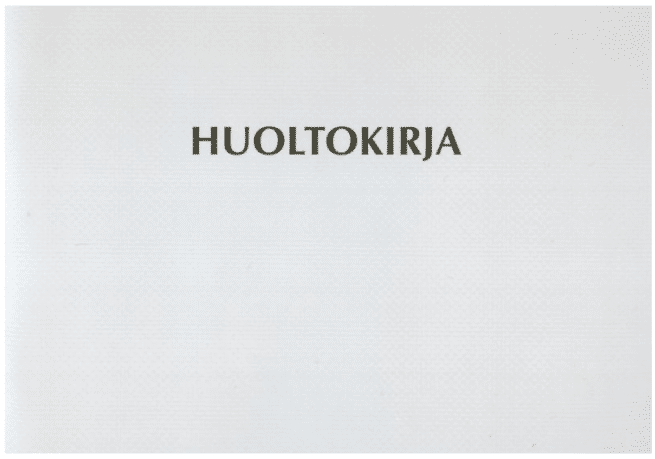 Huoltokirja A5