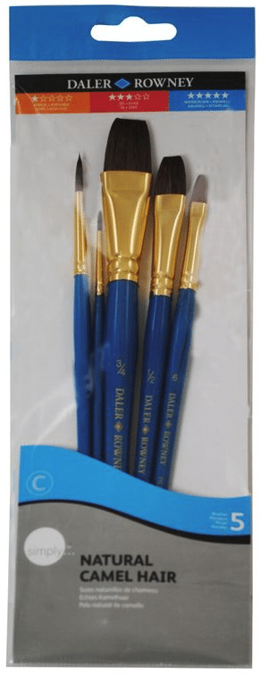 Daler Rowney Simply sivellinsetti, 5 kpl /pss