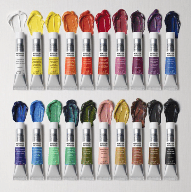 Winsor & Newton Winton öljyvärisetti, 20 väriä