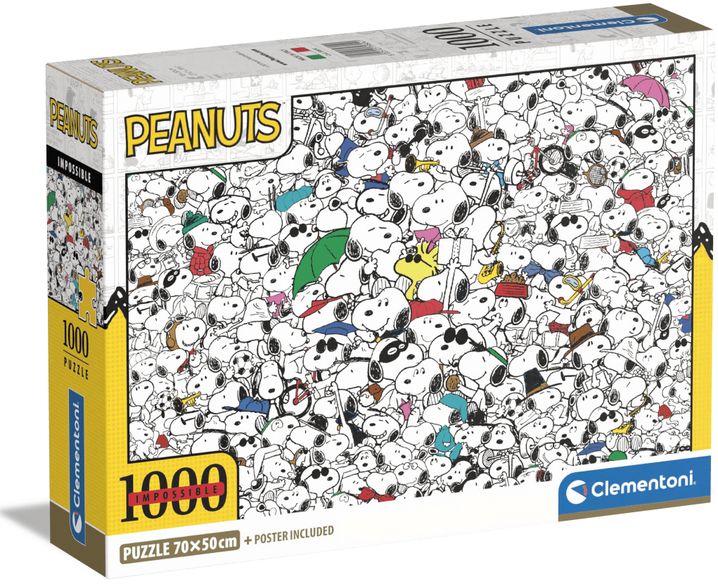 Peanuts impossible palapeli, 1000 palaa