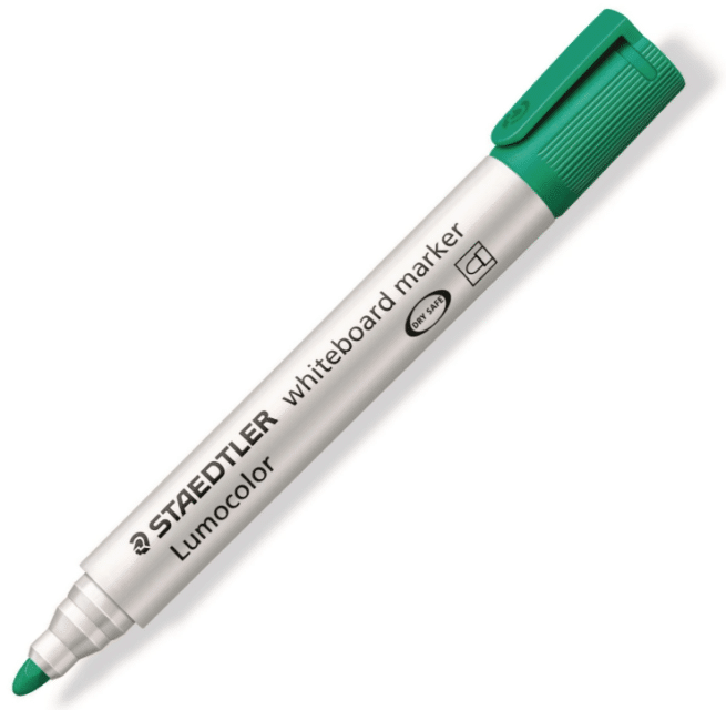 Staedtler Lumocolor 351 valkotaulukynä vihreä, pyöreäkärki