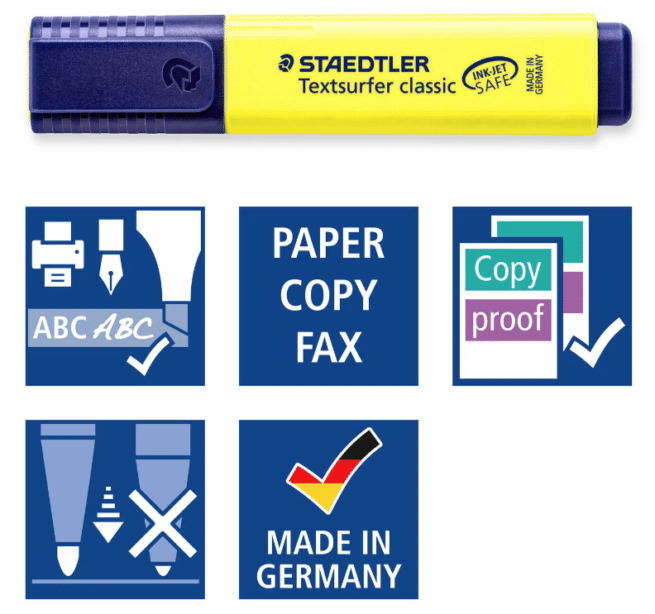 Staedtler Textsurfer classic 364 korostuskynät, 8 kpl