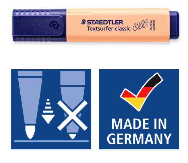 Staedtler Textsurfer classic 364 pastelli & vintage korostuskynät, 10 väriä