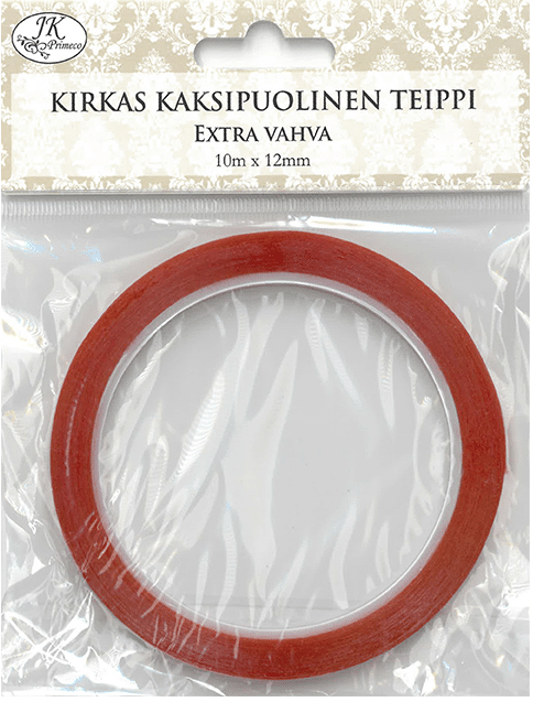 Kaksipuolinen teippi 12 mm x 10 m, extra vahva