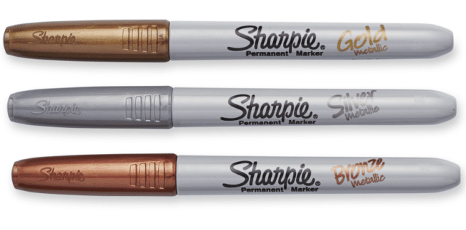 Sharpie metallic marker lajitelma, 3 väriä