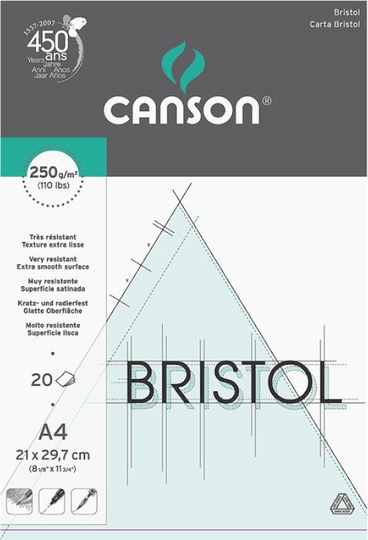 Canson Bristol Graphic lehtiö A4