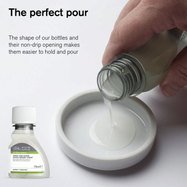 Winsor & Newton Artist’s loppuvernissa matta, 500 ml - Image 2