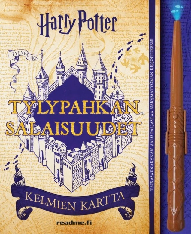 Harry Potter – Tylypahkan salaisuudet – Kelmien kartta (kirja ja taikasauvakynä)