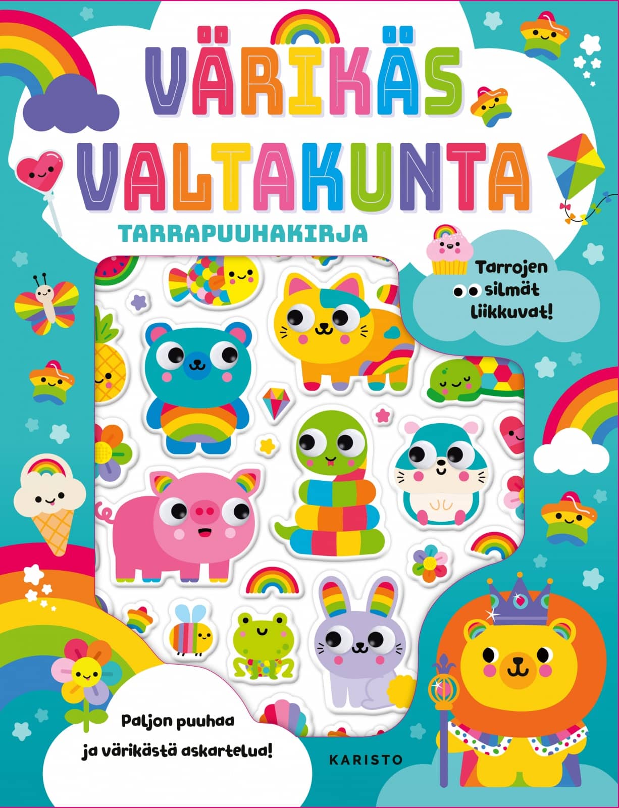 Värikäs valtakunta (tarrapuuhakirja)