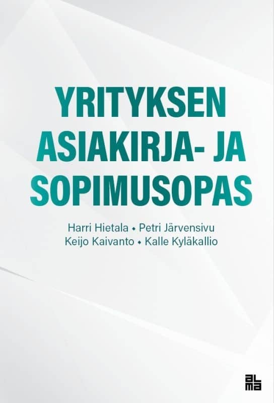 Yrityksen asiakirja- ja sopimusopas