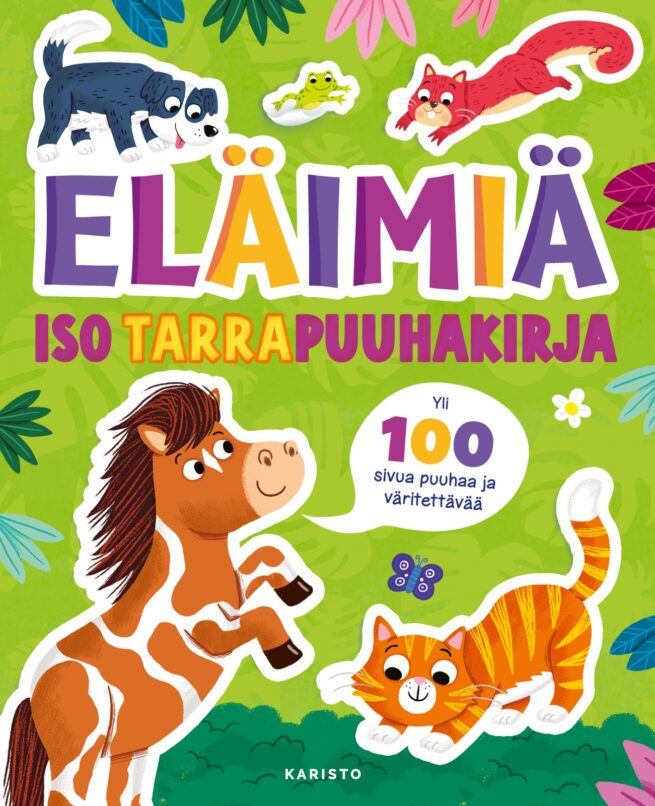 Eläimiä - Iso tarrapuuhakirja