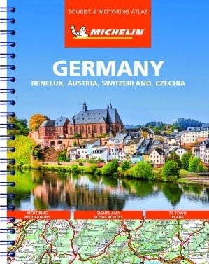 Germany, Benelux, Austria, Switzerland, Czech Republic – Tourist and Motoring Atlas (A4-Spiral) – Tourist & Motoring Atlas A4 sp