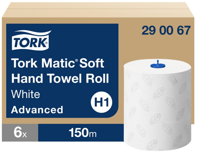 TORK H1 Matic Advanced Soft rullakäsipyyhe, 6 rll/pkt