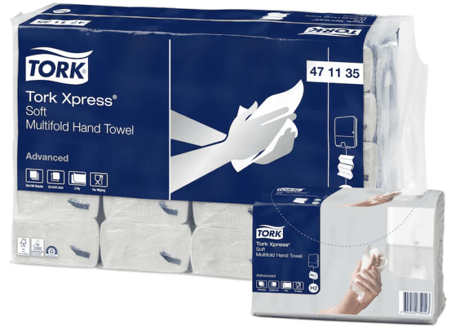 Tork H2 Xpress Advanced Soft Multifold käsipyyhe, 20 nippua/pkt