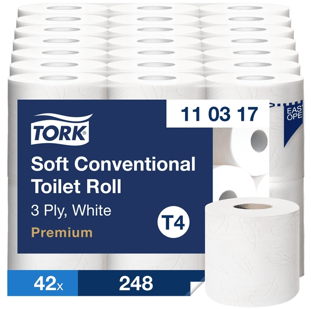 Tork T4 Premium Soft WC-paperi, 42 rla/pkt