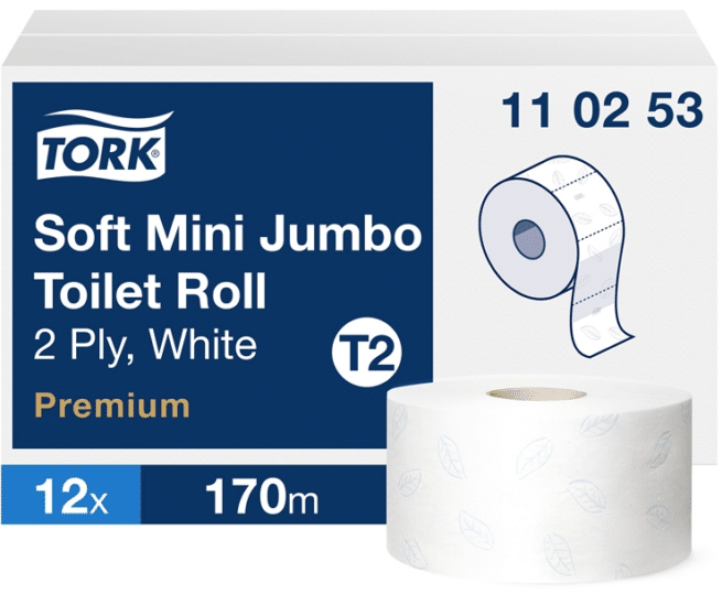 Tork T2 Premium Soft Mini Jumbo WC-paperi, 12 rla/pkt