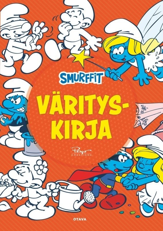 Smurffit Smurffiväriä! Värityskirja