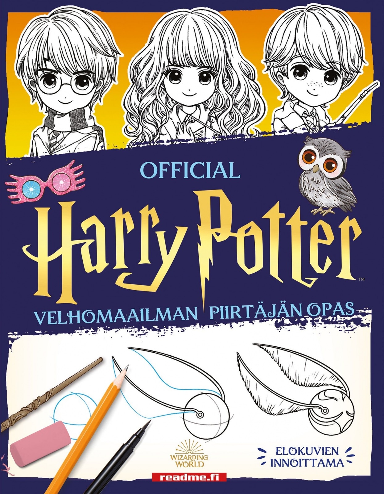 Harry Potter Velhomaailman piirtäjän opas : puuhakirja