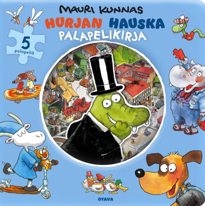 Hurjan hauska palapelikirja