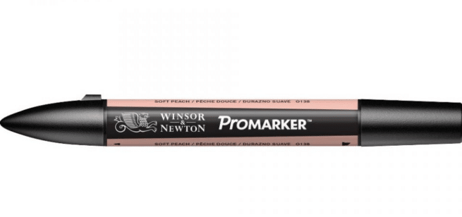 Winsor & Newton Promarker, Soft Peach (O138)