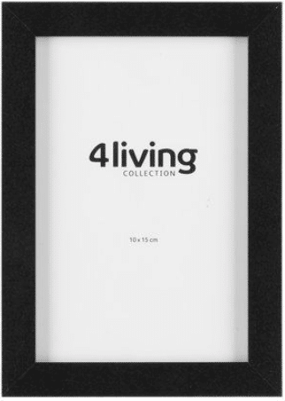 4 Living Nice valokuvakehys 10×15 cm, musta