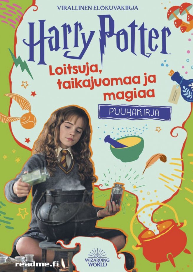 Harry Potter (täytettävä kirja) : Loitsuja, Taikajuomaa ja Magiaa puuhakirja