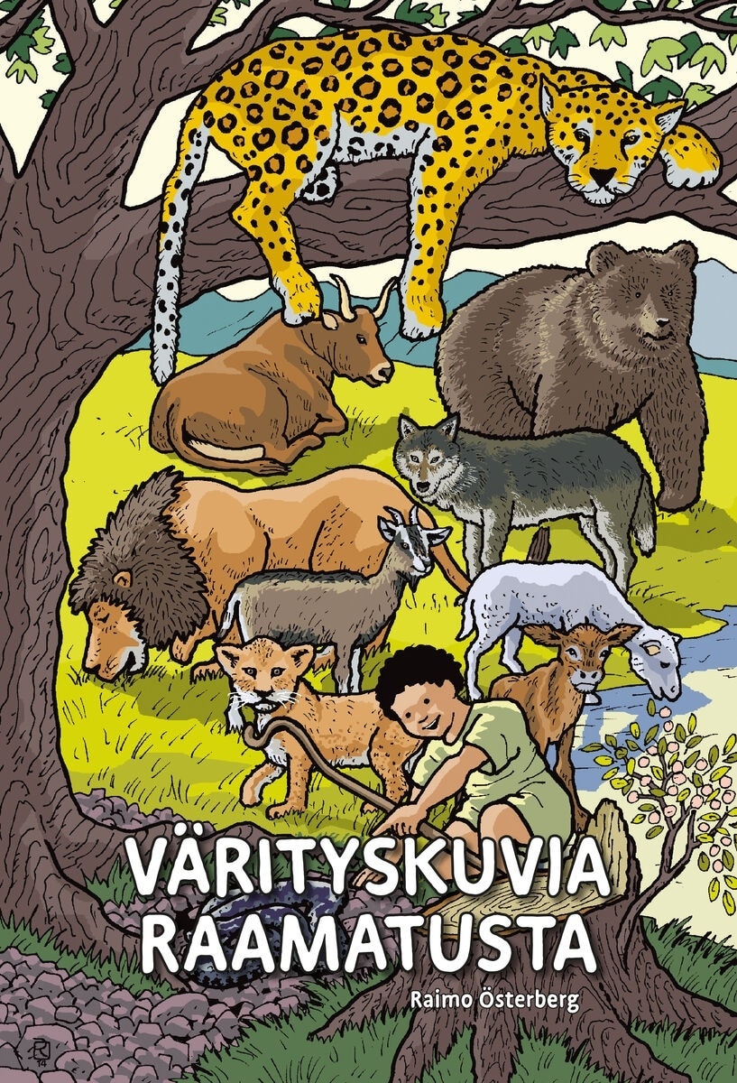 Värityskuvia Raamatusta (täytettävä kirja)