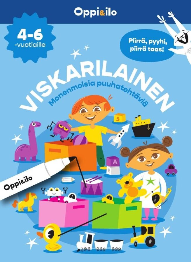 Viskarilainen-puuhakorttikirja 4-6 v