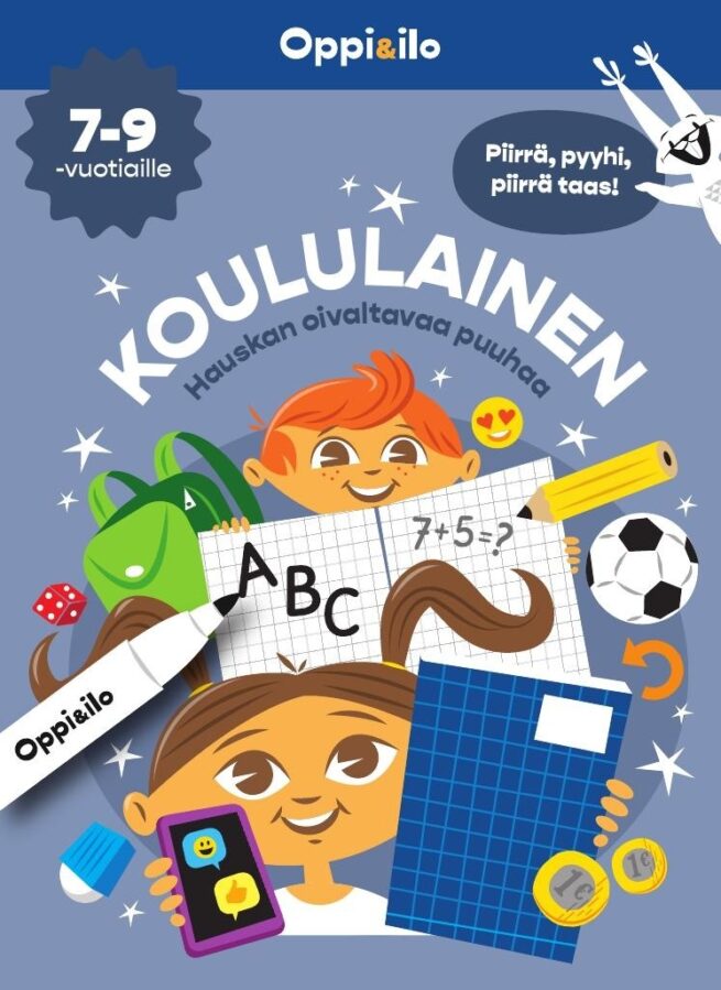 Koululainen-puuhakorttikirja 7-9 v