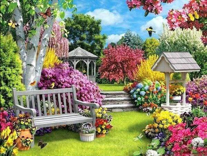 Diamond Painting – Nice Garden