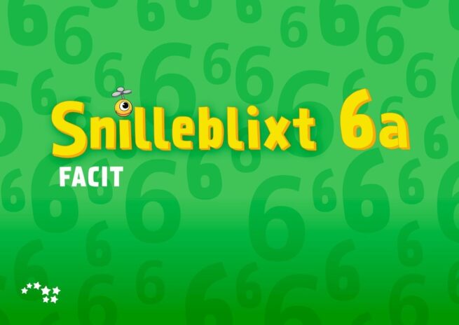 Snilleblixt 6a facit