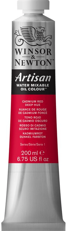 Winsor & Newton Artisan vesiliukoinen öljyväri Cadmium red deep hue, 200 ml