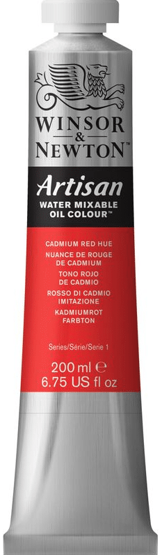 Winsor & Newton Artisan vesiliukoinen öljyväri Cadmium red hue, 200 ml