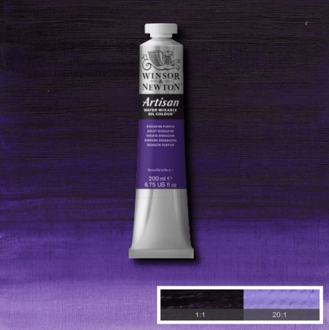 Winsor & Newton Artisan vesiliukoinen öljyväri Dioxazine purple, 200 ml - Image 3