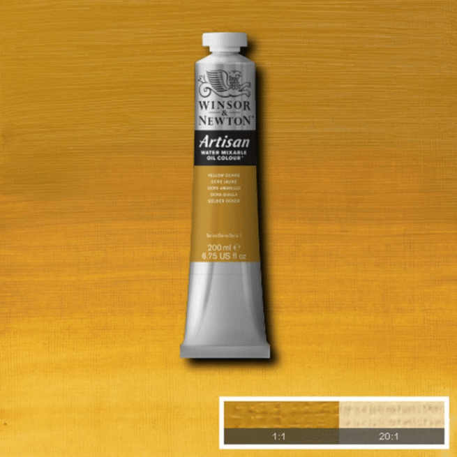 Winsor & Newton Artisan vesiliukoinen öljyväri Yellow ochre, 200 ml - Image 3