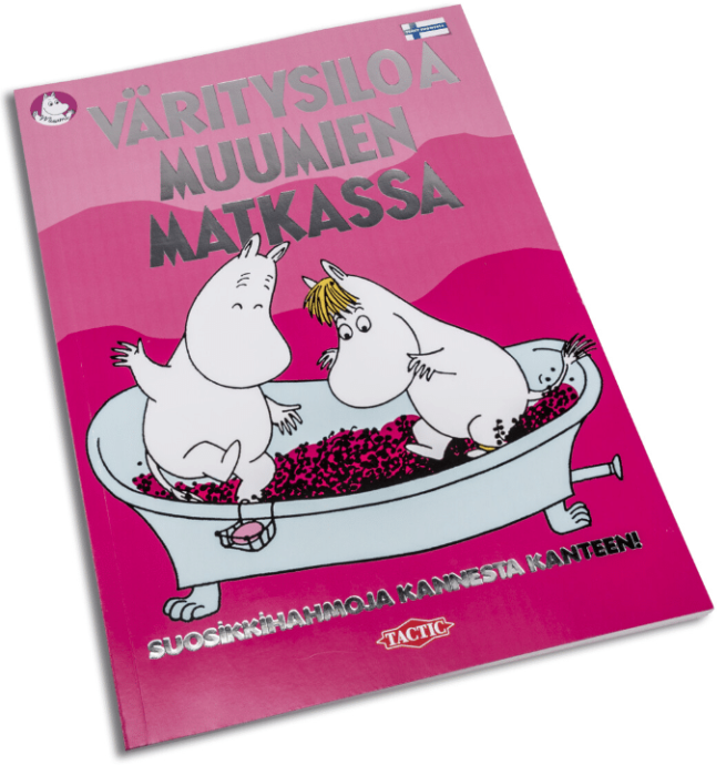 Väritysiloa muumien matkassa värityskirja