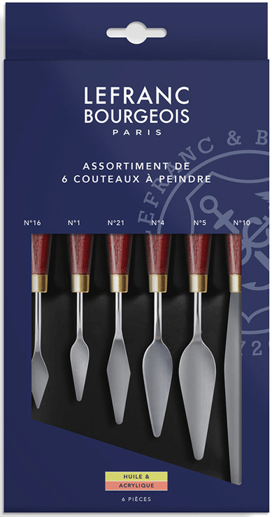 Lefranc Bourgeois palettiveitsipakkaus, 6 kpl/pkt