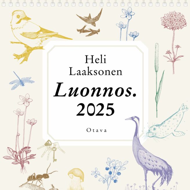 Luonnos 2025 seinäkalenteri