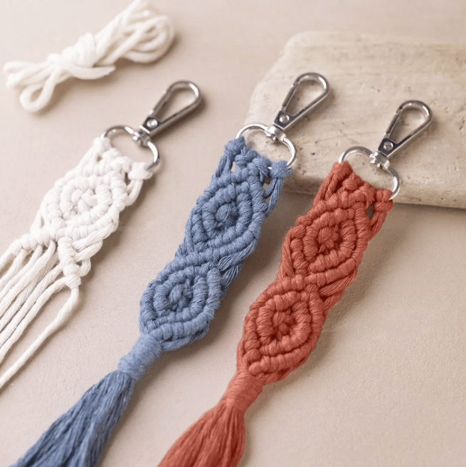 Macrame mini askartelusetti, Avaimenperät - Image 4