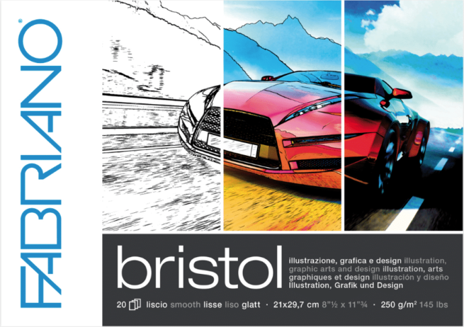 Fabriano Bristol huopakynälehtiö A4