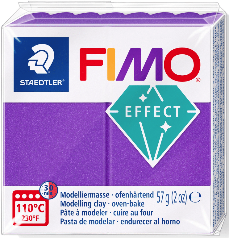 Staedtler Fimo Effect askartelumassa, metallic liila